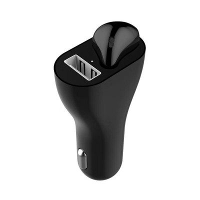 New car charger wireless headset two-in-one multi-function fast charging car charger